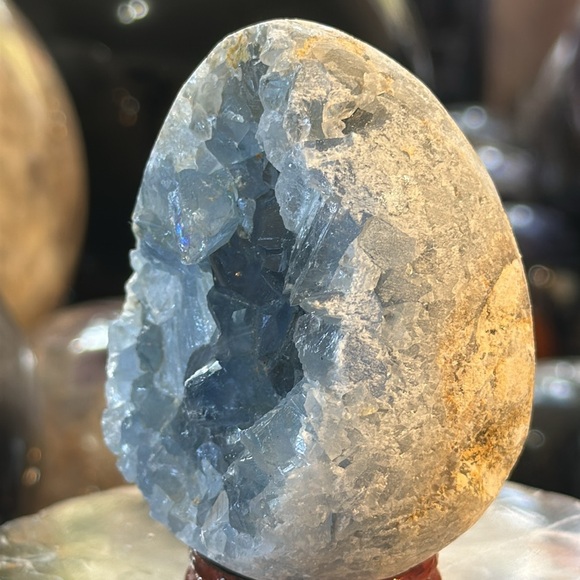 Celestite Crystal Egg Cluster! - Picture 8 of 9